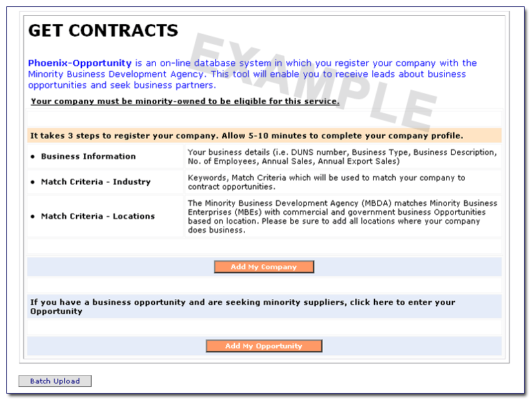 Phoenix-Opportunity Online Bid Matching...