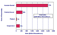 Figure 4. U.S. Electric Utility Sales to Ultimate
        Consumers by Class of Ownership, 1998