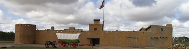 Picture of fort in the spring