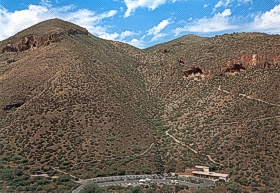 aerial view of Tonto National Monument