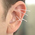 Acupuncture needles in ear