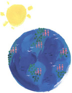 NICEATM-ICCVAM Earth and Sun Logo