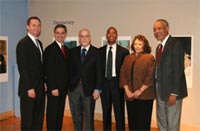 From left to right:  Daniel Schneider of ACF; Andrew Ackerman of the Children’s Museum of Manhattan (CMOM); Bruce Cole of the National Endowment for Humanities (NEH); John Rhea of CMOM; Patricia Brown of ACF; and Ronald Herndon of the National Head Start Association.