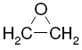 structural formula Ethylene Oxide