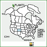 Distribution of Penstemon penlandii W.A. Weber. . 