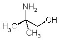 Structural Formula for 2-Amino-2-Methyl-1-Propanol