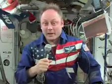 Astronaut Mike Finke