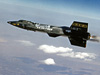 X-15 in flight.
