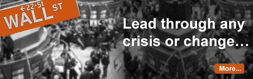 Lead through any crisis or change - Learn More