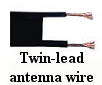 twin-lead antenna wire