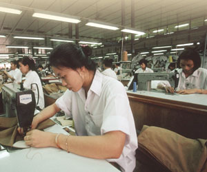 photo: woman factory worker