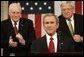 President George W. Bush delivers his fourth State of the Union Address at the U.S. Capitol, Wednesday, Feb. 2, 2005.  White House photo by Eric Draper