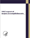 image of the 2007 Major Accomplishments Report