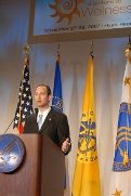 Deputy Secretary Troy introduces Mrs. Bush and announces the Childhood Overweight and Obesity Prevention Initiative at the 2007 National Prevention and Health Promotion Summit.
