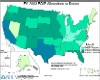 FY-2003 EQIP Allocations to States Map