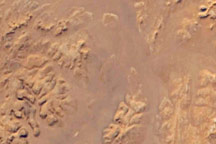 Desert Erosion, A Modern Libyan Landscape