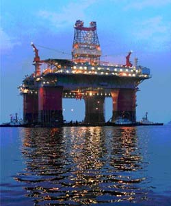 Gulf of Mexico offshore platform.
