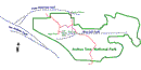 Fault map of the park