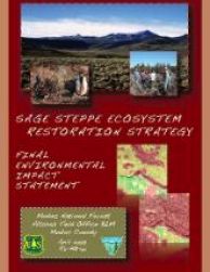 Cover of the Sage Steppe Ecosystem Restoration Strategy