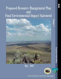 Cover of the Surprise Proposed Resource Management Plan and Final Environmental Impact Statement