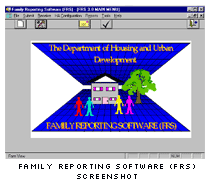 [Screenshot: Family Reporting Software Screen Shot]