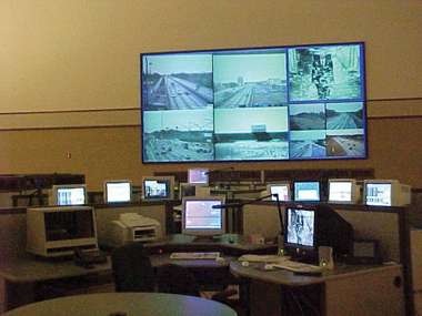 Photo: The control room of Louisiana's new center.