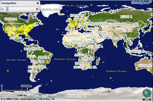 2007 GLOBE at Night Map Viewer