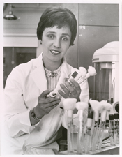 [Maxine Singer in her laboratory]. [30 June 1963].