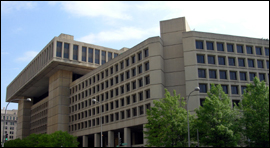 The J. Edgar Hoover Building, FBI Headquarters.
