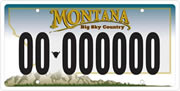 Montana license plates