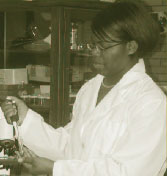 photo of Phyllis Wilson in the lab