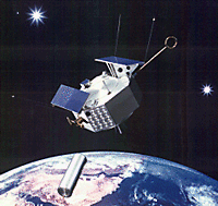 A graphic image that represents the CRRES mission