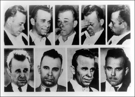 The many faces of John Dillinger