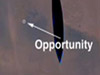 Opportunity and dust storms on Mars