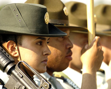 Army Drill Sergeant Recruit Graduation Ceremony