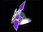 A graphic image that represents the CloudSat mission