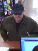 Photograph of Unknown Bank Robber taken in 2008