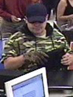 Photograph of Unknown Bank Robber taken in 2007