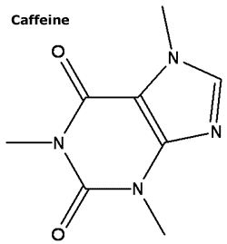 chemical structure of caffeine