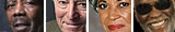 Thumbnails details of four Jazz Master portraits