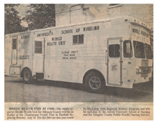 "Mobile Health Unit at Fair." 22 July 1972.