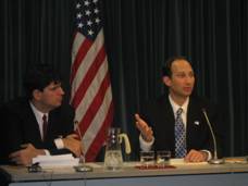 Deputy Secretary Troy outlines the United States’ strategy for import safety at a press conference with Japanese media. (HHS Photo by Matt Shiraki)