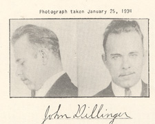 Wanted Poster for John Dillinger