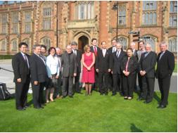 Steering group members and participants at the Queen’s University