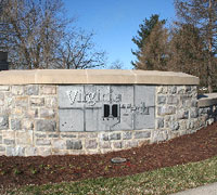 Entrance to Virginia Tech campus