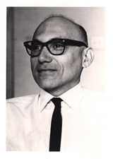 [Joshua Lederberg with glasses]. [ca. 1960s].