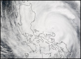 Typhoon Nanmadol strikes the Philippines