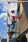 construction worker on scaffolding