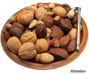 Photo: A bowl of nuts
