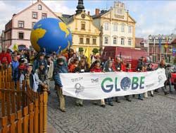 GLOBE student parade in Czech Republic